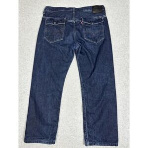 Levis 569 Jean Mens 36x32 (29) Blue Dark Loose Straight Relaxed Fit Flap Pocket